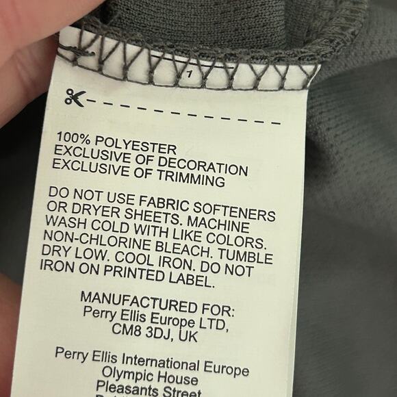 Ben Hogan Men's Golf Performance Fine Line Space Dye Gray Polo XXL 2XL New - Picture 6 of 8